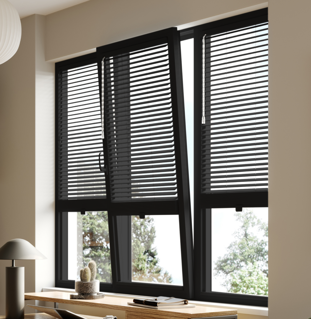 Premium British Made to Measure Aluminium Venetian Blinds | No Drill Blinds for Windows & Doors – Stick Fit | Easy Fit Adhesive – Thermal, Cordless, UK Made & Child Safe