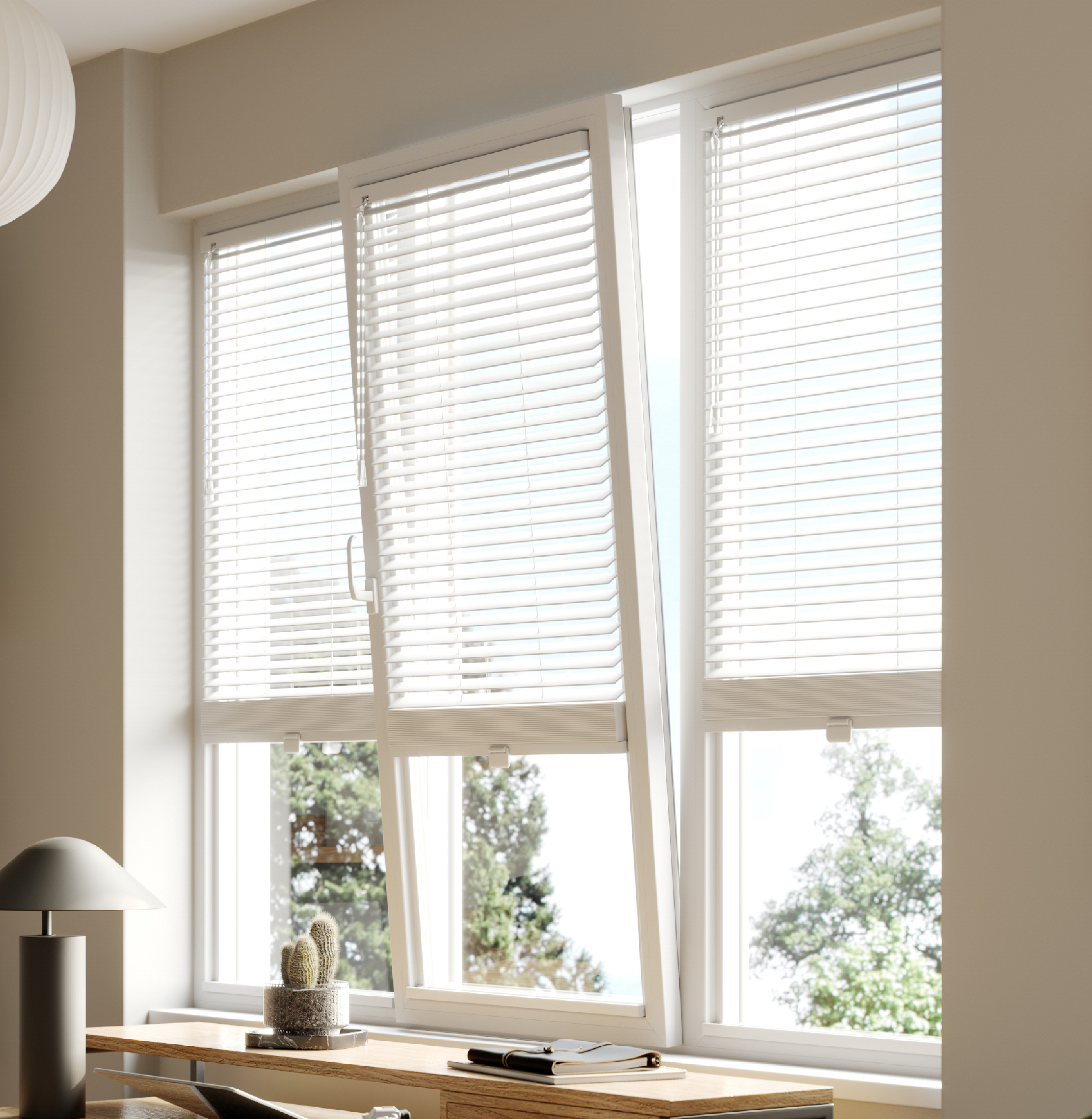 Premium British Made to Measure Aluminium Venetian Blinds | No Drill Blinds for Windows & Doors – Stick Fit | Easy Fit Adhesive – Thermal, Cordless, UK Made & Child Safe