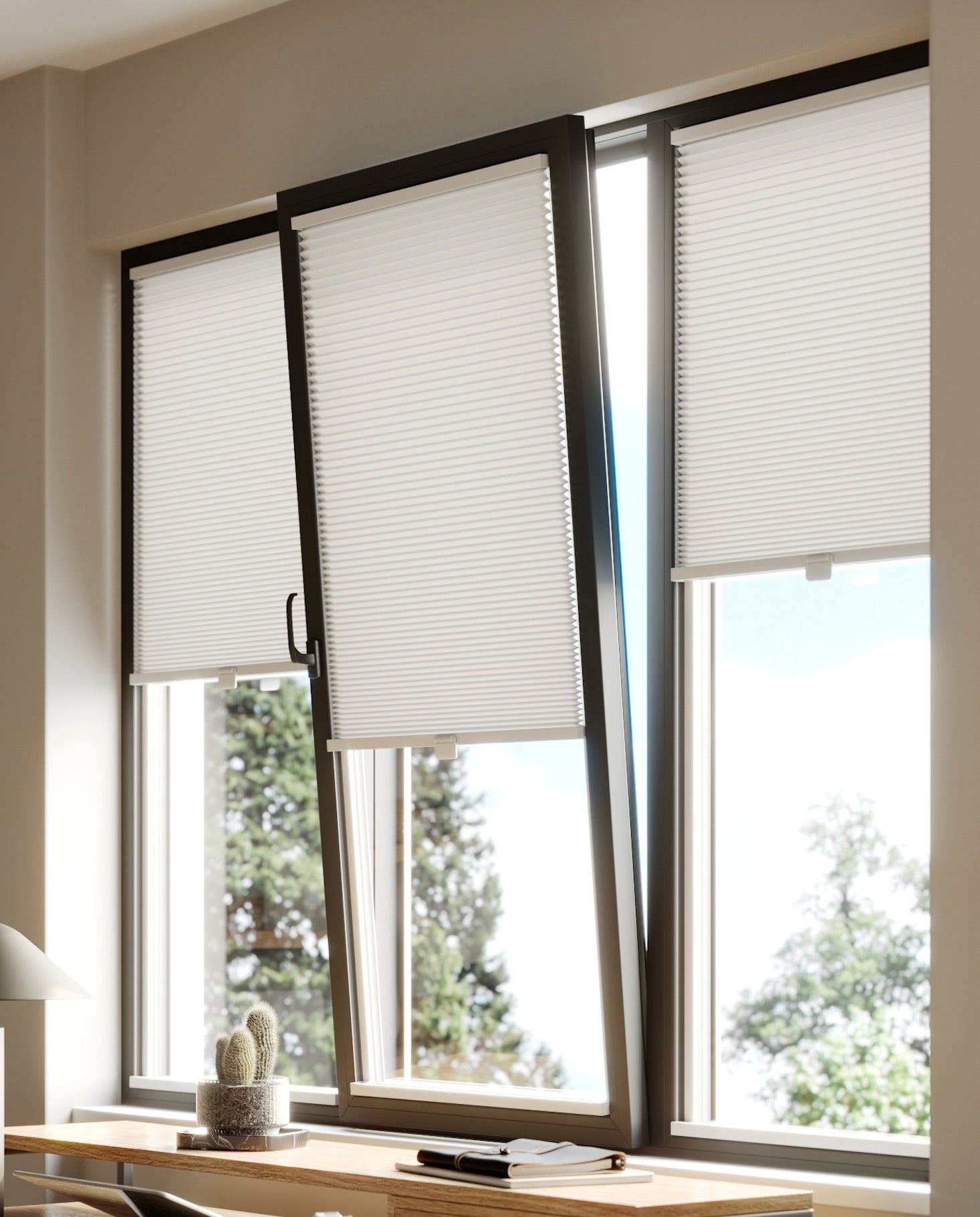 Premium British Made to Measure Blackout No Drill Blinds for Windows & Doors – Honeycomb Cellular Stick Fit Blinds | Easy Fit Adhesive – Thermal, Cordless, UK Made & Child Safe